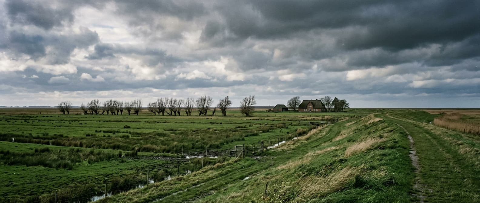 Kehdinger Marschland an der Elbmündung, Niedersachsen